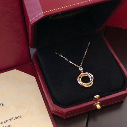[Rose Tomorrow]TRINITY  NECKLACE 1 DIAMOND