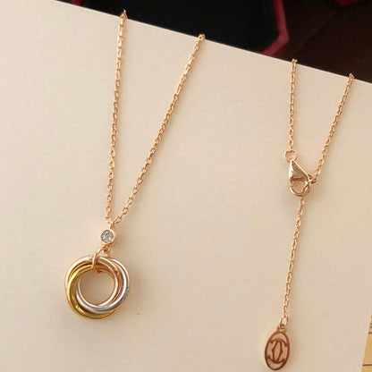 [Rose Tomorrow]TRINITY  NECKLACE 1 DIAMOND