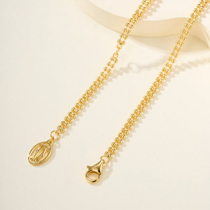 [Rose Tomorrow]TRINITY LARGE FULL DIAMOND  NECKLACE