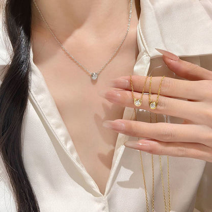 [Rose Tomorrow]DAMOUR DIAMOND NECKLACE
