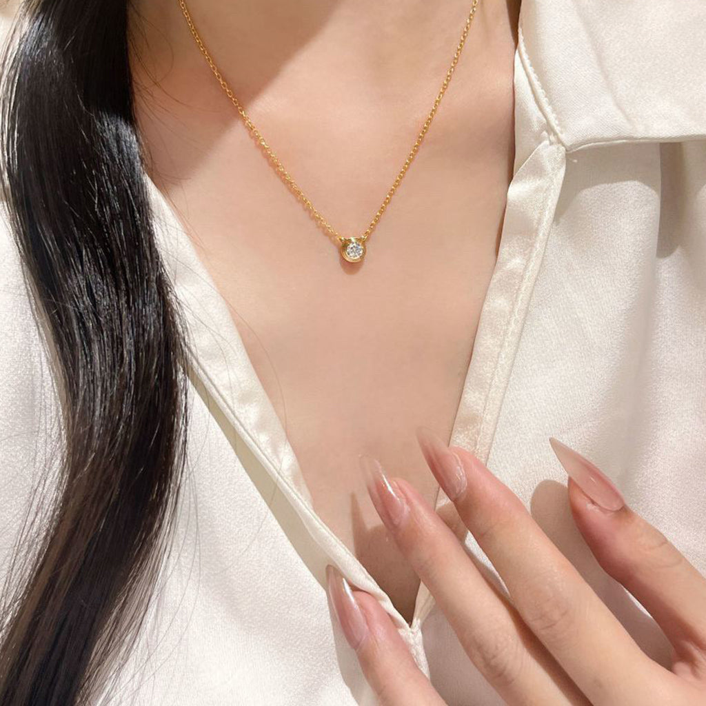 [Rose Tomorrow]DAMOUR DIAMOND NECKLACE
