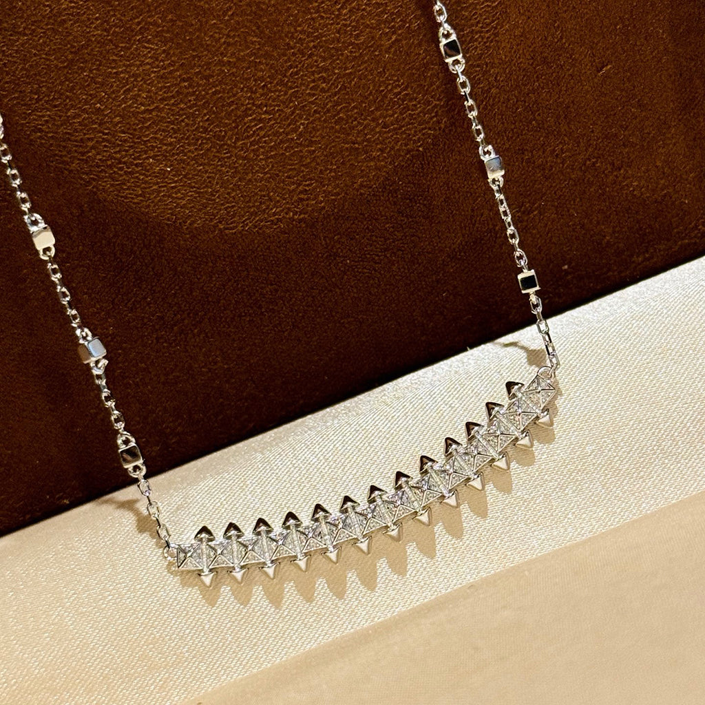 [Rose Tomorrow]CLASH  SMALL FULL DIAMOND NECKLACE