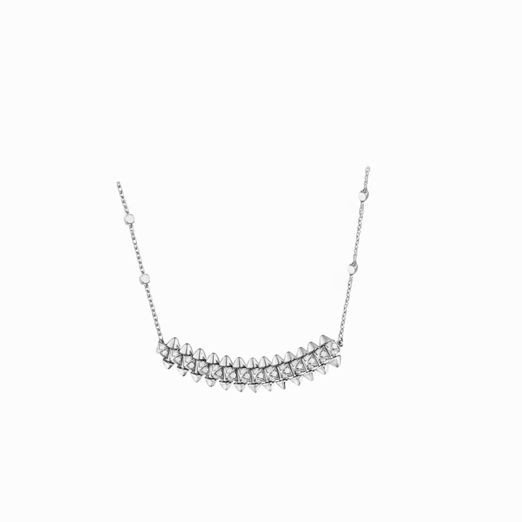 [Rose Tomorrow]CLASH  SMALL FULL DIAMOND NECKLACE