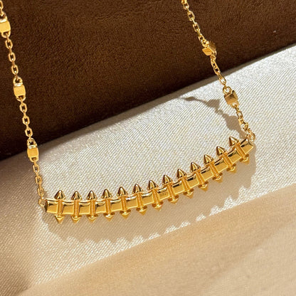 [Rose Tomorrow]CLASH  SMALL FULL DIAMOND NECKLACE