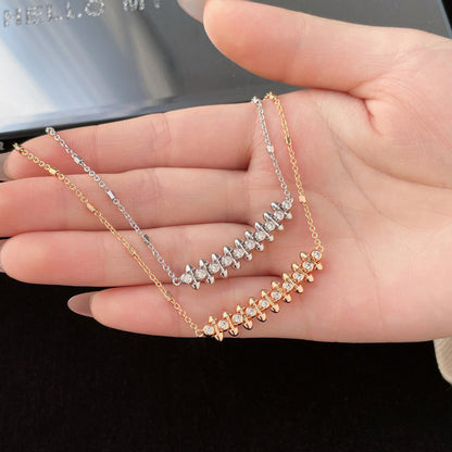 [Rose Tomorrow]CLASH  MEDIUM DIAMOND NECKLACE