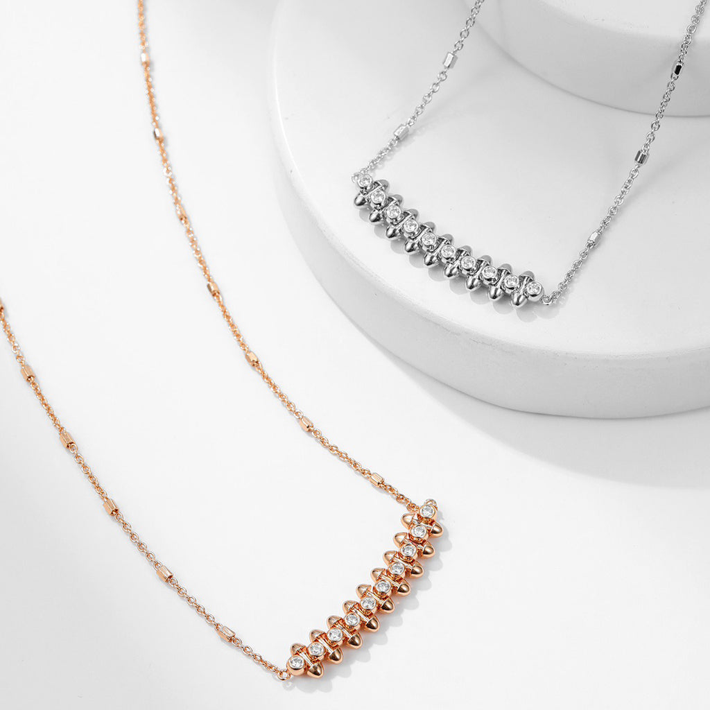 [Rose Tomorrow]CLASH  MEDIUM DIAMOND NECKLACE