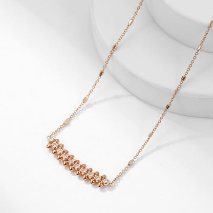 [Rose Tomorrow]CLASH  MEDIUM DIAMOND NECKLACE