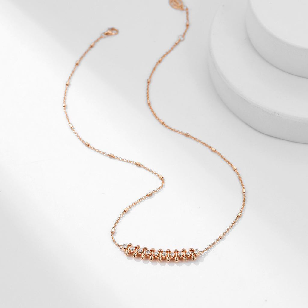 [Rose Tomorrow]CLASH  MEDIUM DIAMOND NECKLACE