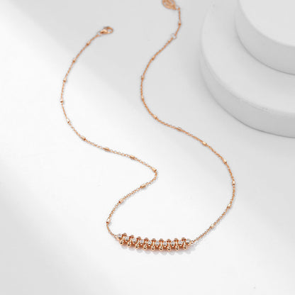 [Rose Tomorrow]CLASH  MEDIUM DIAMOND NECKLACE