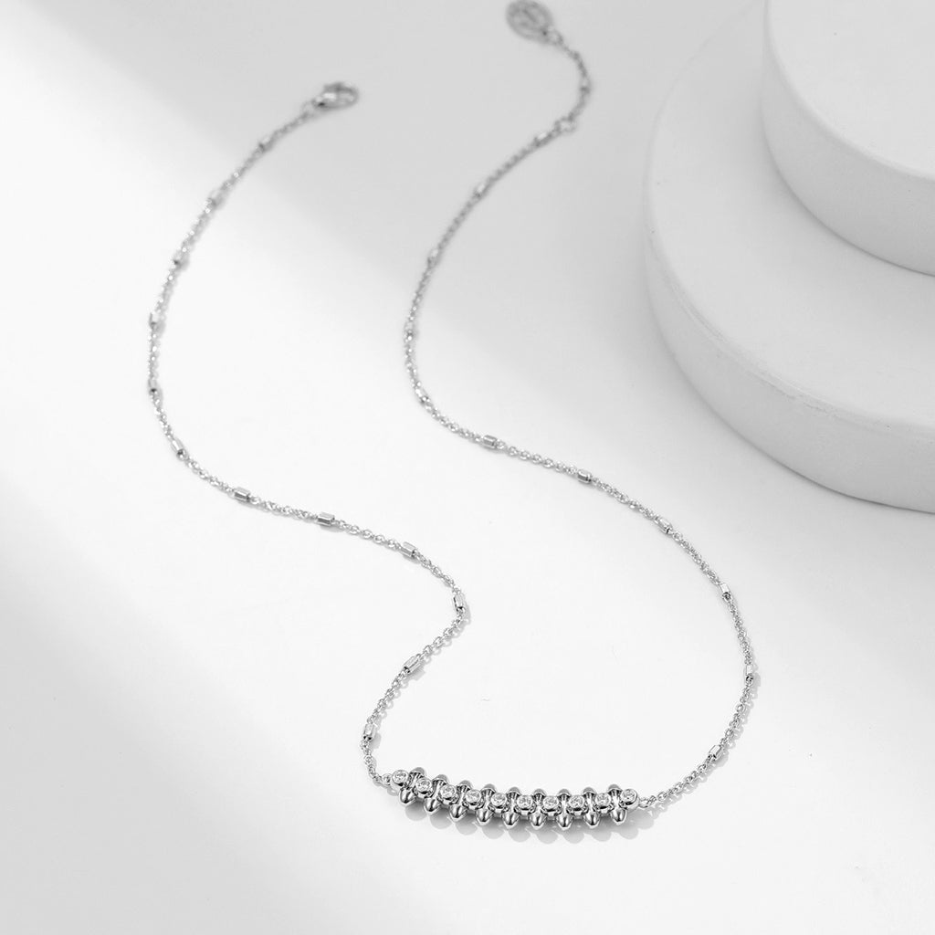 [Rose Tomorrow]CLASH  MEDIUM DIAMOND NECKLACE