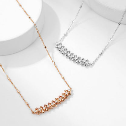 [Rose Tomorrow]CLASH  MEDIUM DIAMOND NECKLACE