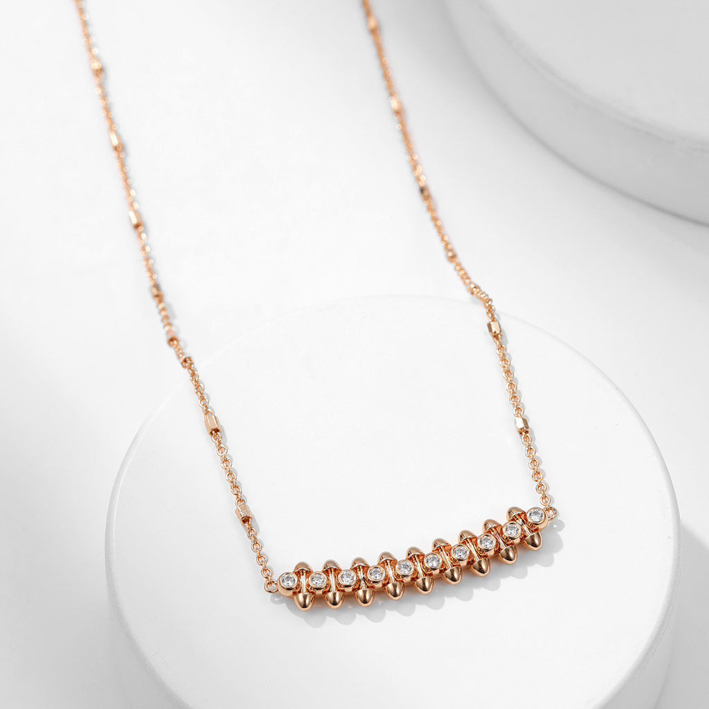 [Rose Tomorrow]CLASH  MEDIUM DIAMOND NECKLACE