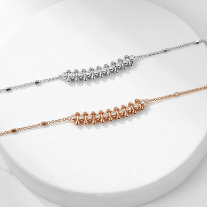 [Rose Tomorrow]CLASH  MEDIUM DIAMOND NECKLACE