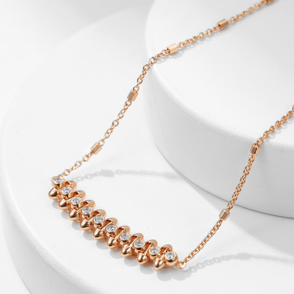 [Rose Tomorrow]CLASH  MEDIUM DIAMOND NECKLACE