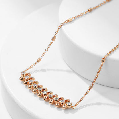 [Rose Tomorrow]CLASH  MEDIUM DIAMOND NECKLACE
