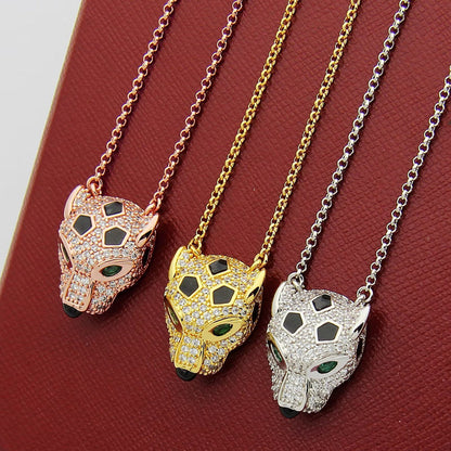 [Rose Tomorrow]PANTHERE FULL DIAMOND NECKLACE