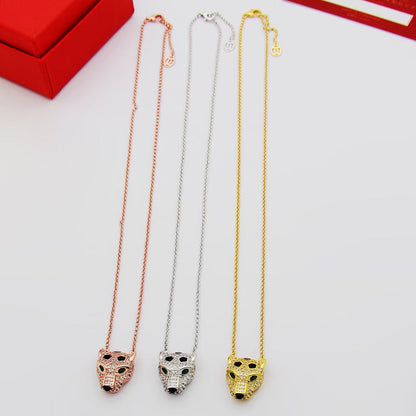 [Rose Tomorrow]PANTHERE FULL DIAMOND NECKLACE