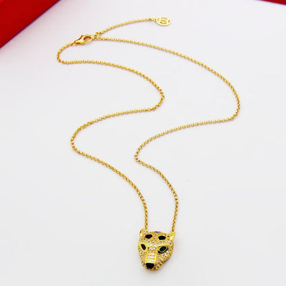 [Rose Tomorrow]PANTHERE FULL DIAMOND NECKLACE