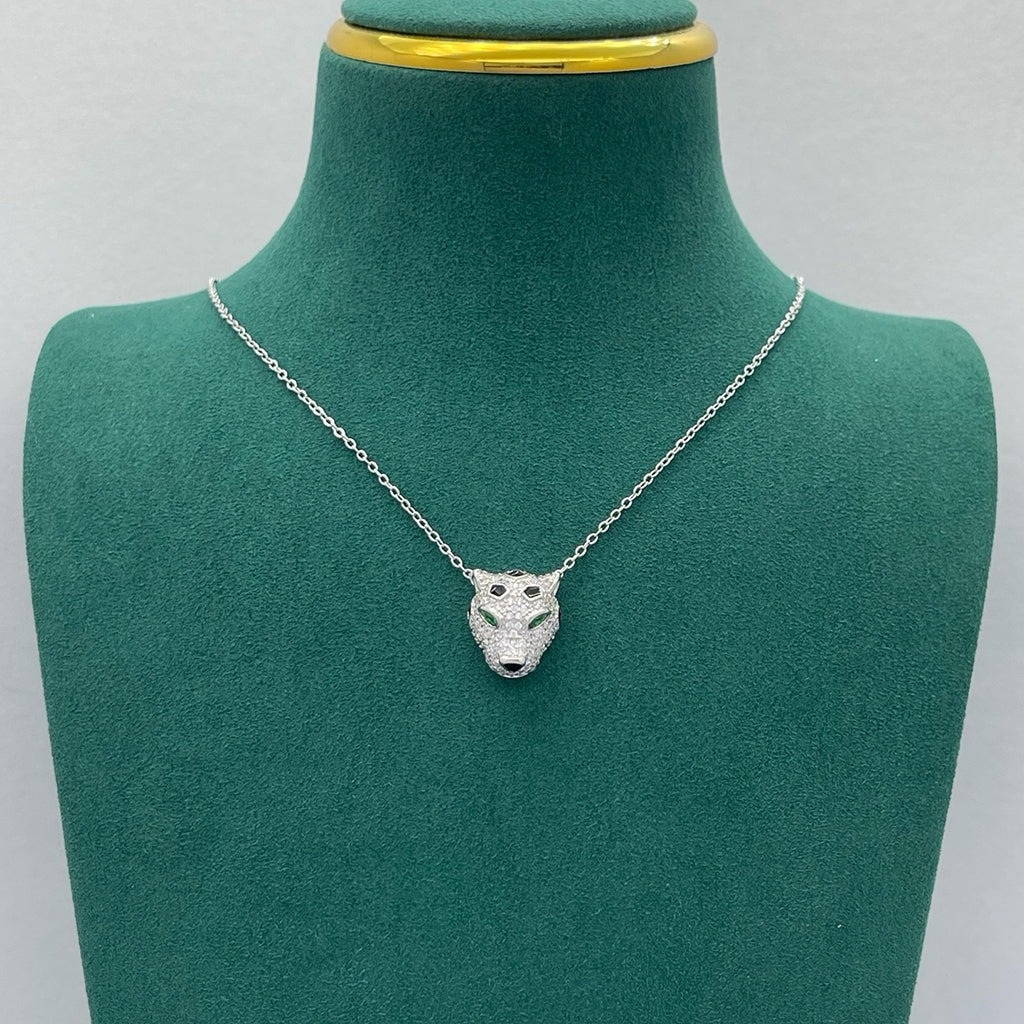 [Rose Tomorrow]PANTHERE FULL DIAMOND NECKLACE