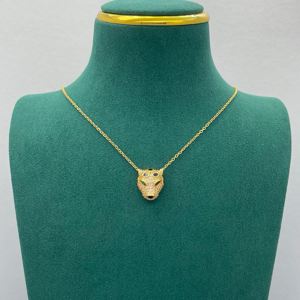 [Rose Tomorrow]PANTHERE FULL DIAMOND NECKLACE