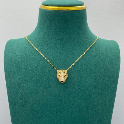 [Rose Tomorrow]PANTHERE FULL DIAMOND NECKLACE