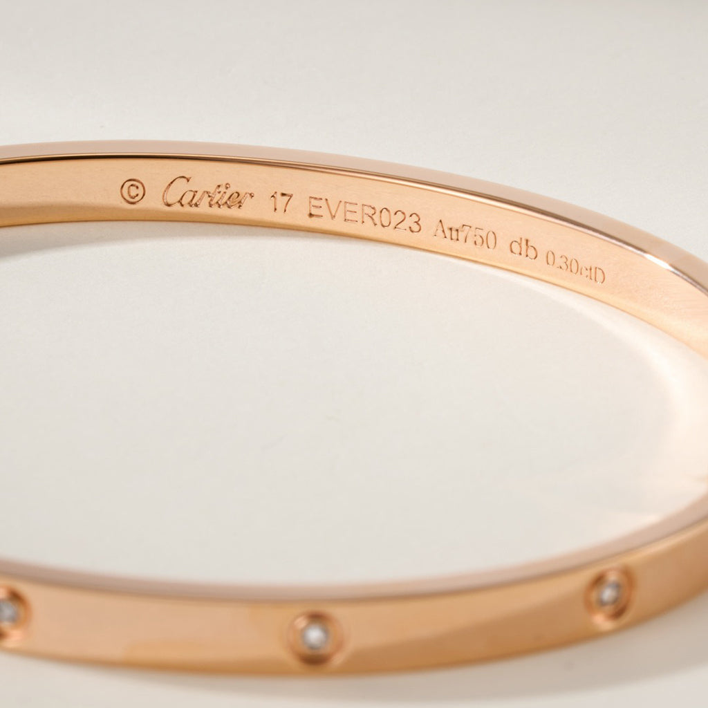[Rose Tomorrow]LOVE BRACELET 3.65MM 10 DIAMONDS
