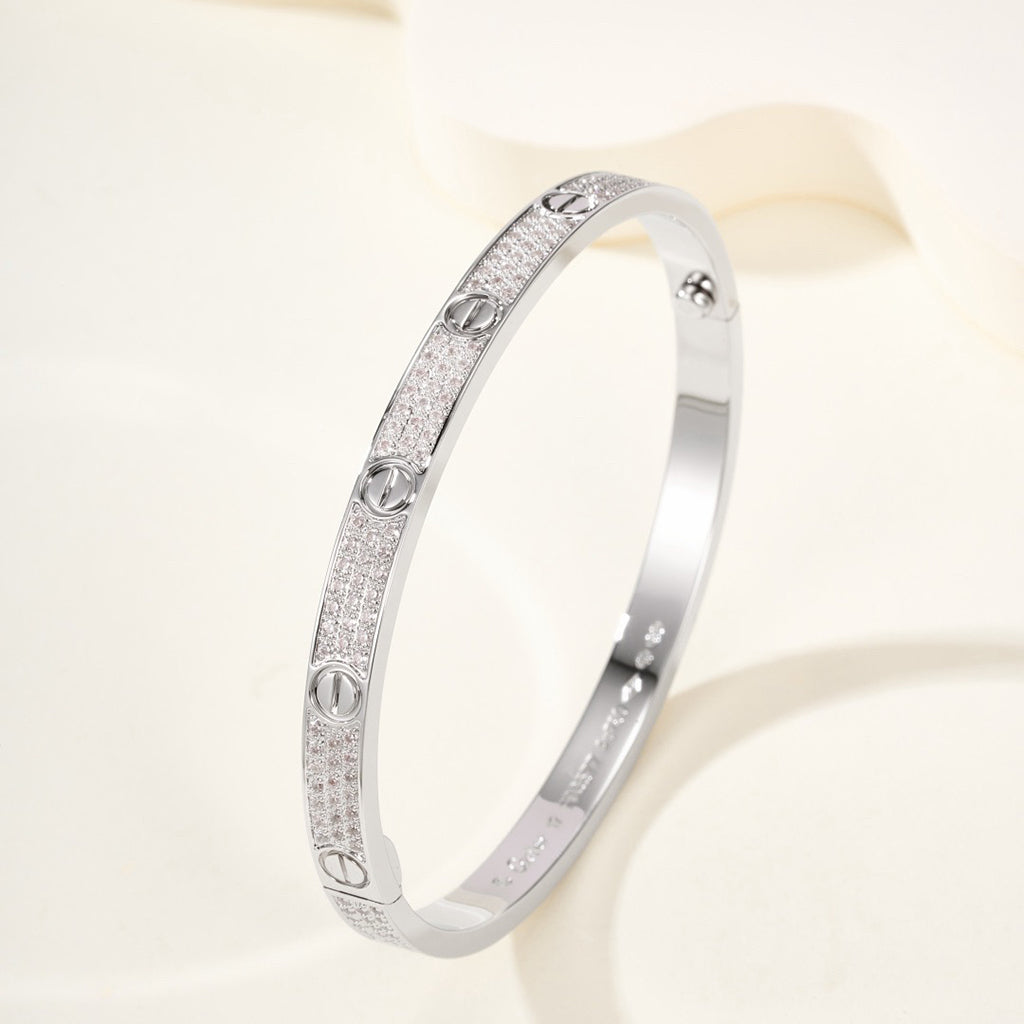 [Rose Tomorrow]LOVE BRACELET 4.8MM DIAMOND-PAVED