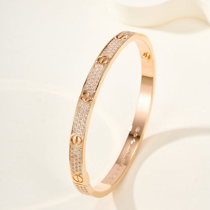 [Rose Tomorrow]LOVE BRACELET 4.8MM DIAMOND-PAVED