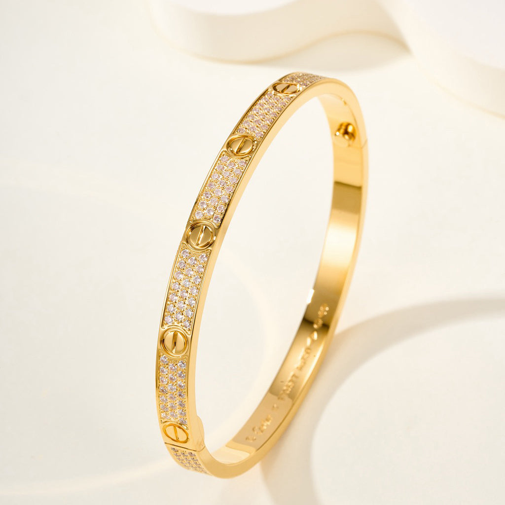 [Rose Tomorrow]LOVE BRACELET 4.8MM DIAMOND-PAVED