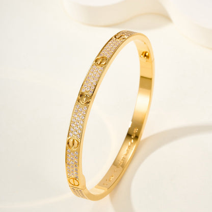 [Rose Tomorrow]LOVE BRACELET 4.8MM DIAMOND-PAVED