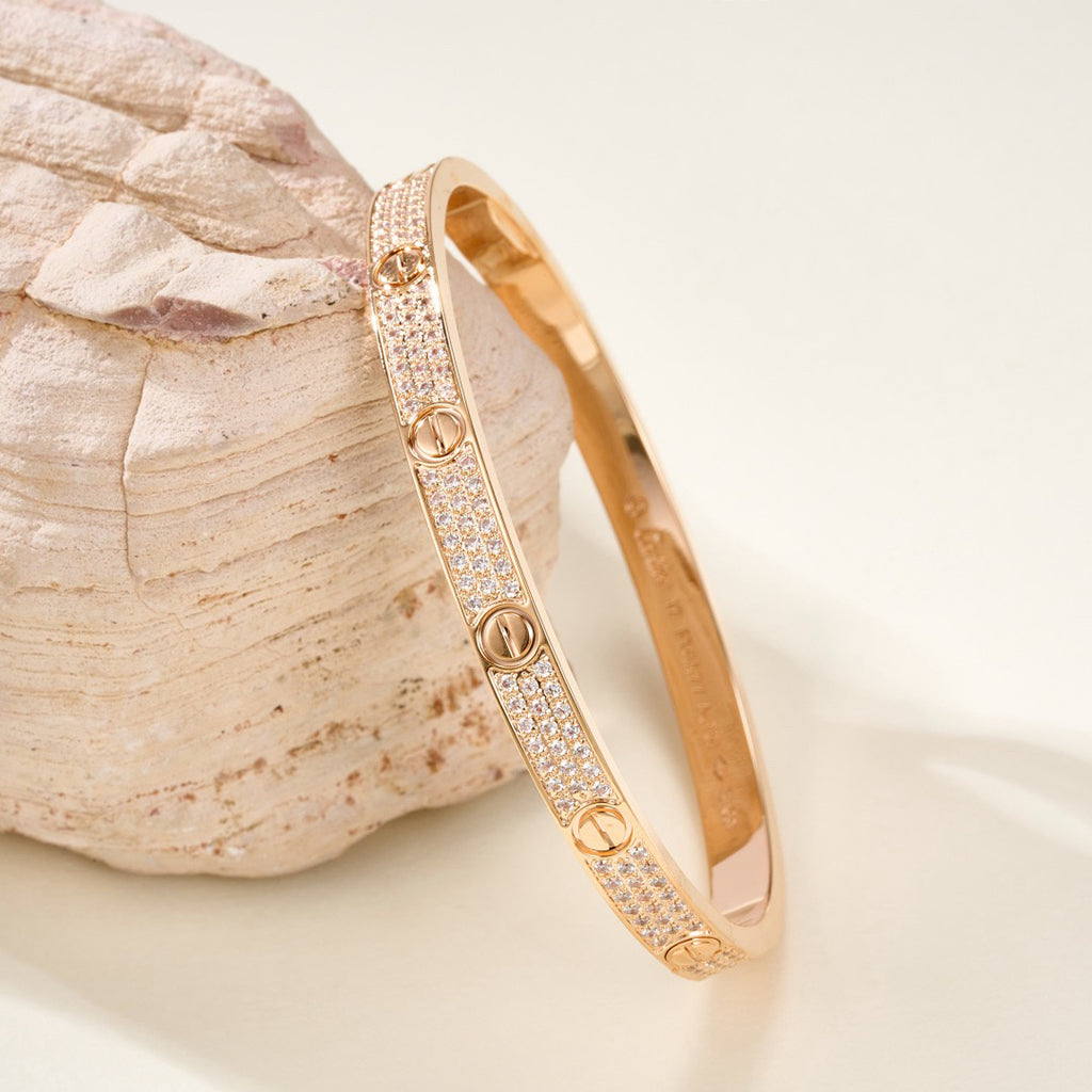 [Rose Tomorrow]LOVE BRACELET 4.8MM DIAMOND-PAVED
