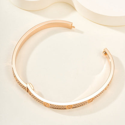 [Rose Tomorrow]LOVE BRACELET 4.8MM DIAMOND-PAVED