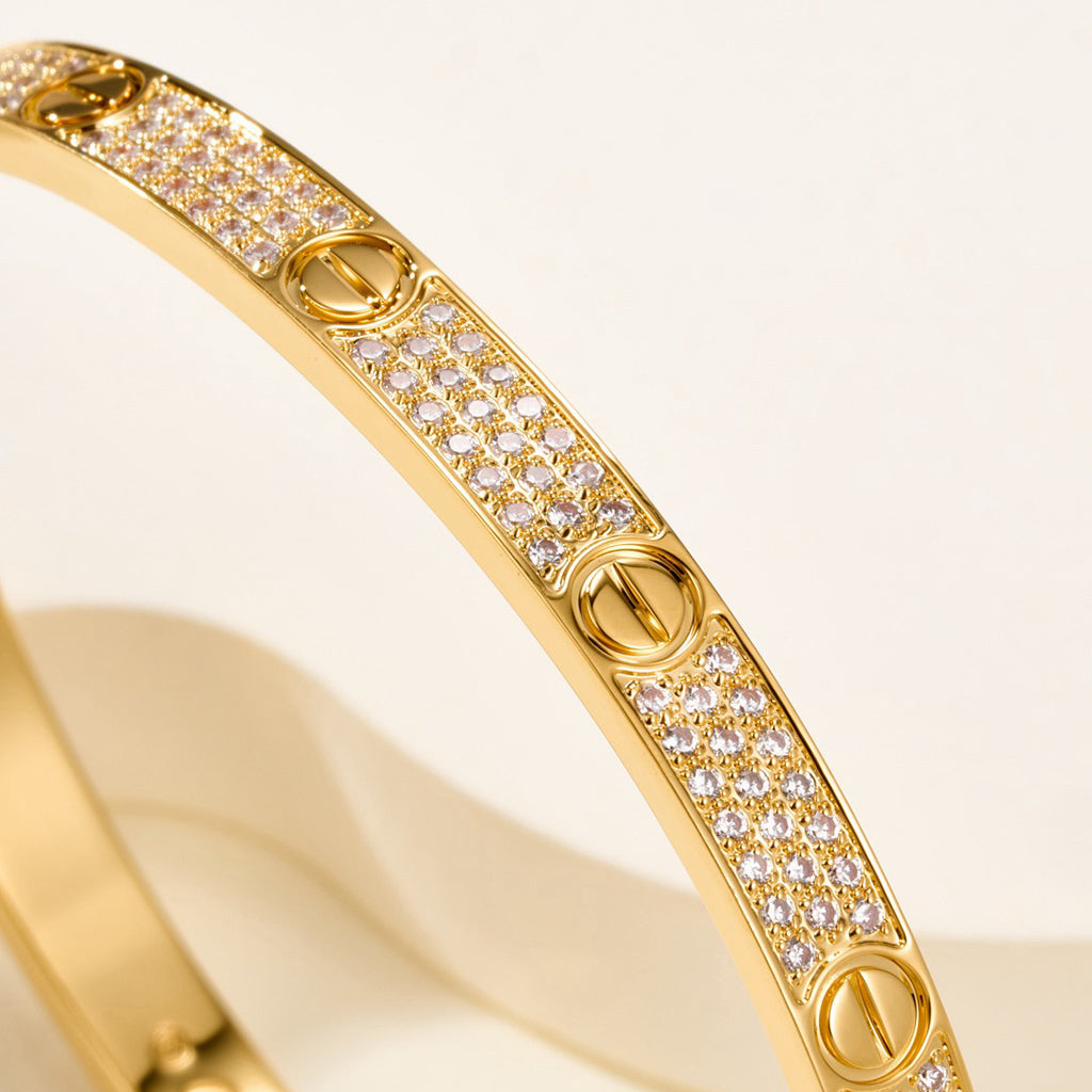 [Rose Tomorrow]LOVE BRACELET 4.8MM DIAMOND-PAVED