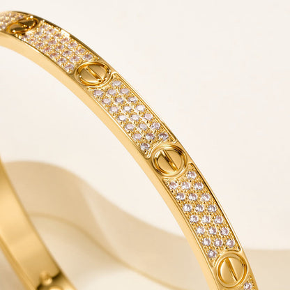 [Rose Tomorrow]LOVE BRACELET 4.8MM DIAMOND-PAVED