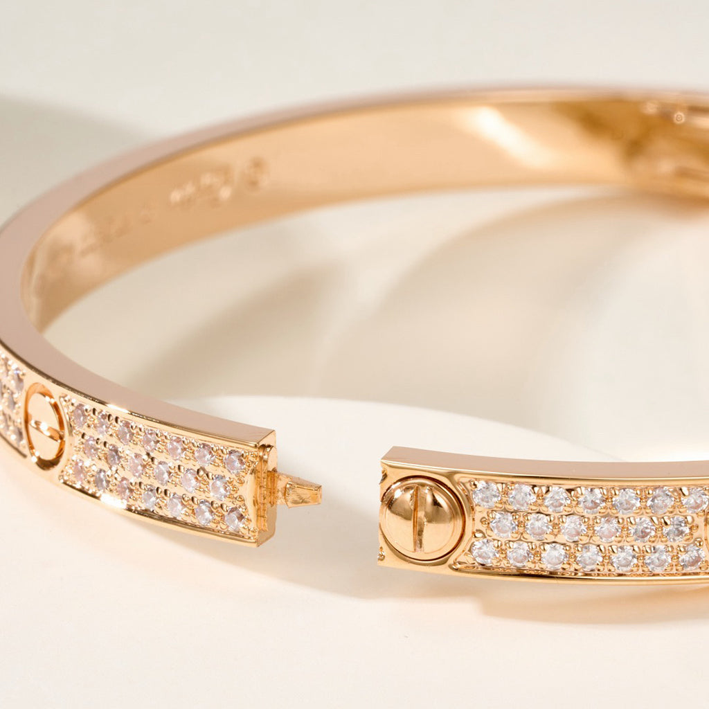 [Rose Tomorrow]LOVE BRACELET 4.8MM DIAMOND-PAVED