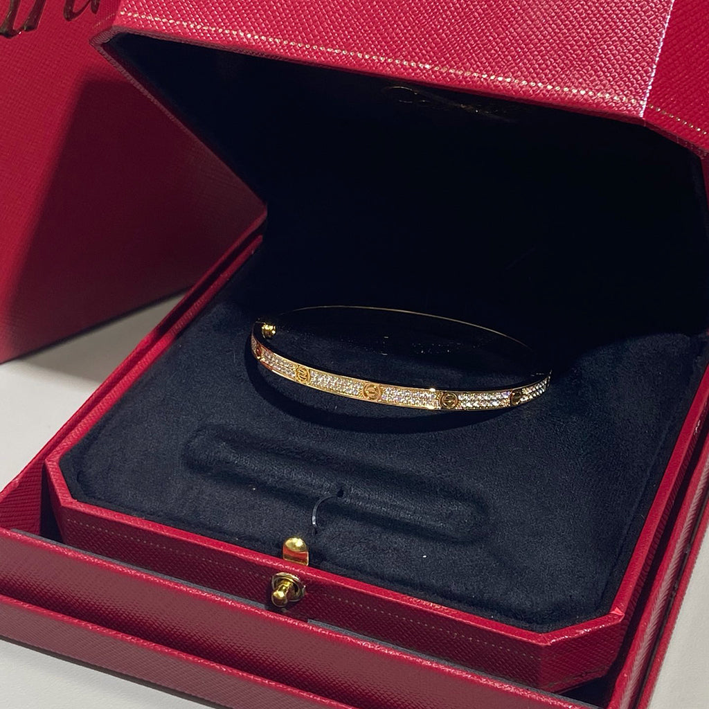 [Rose Tomorrow]LOVE BRACELET 3.65MM DIAMOND-PAVED