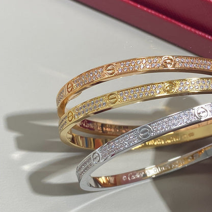 [Rose Tomorrow]LOVE BRACELET 3.65MM DIAMOND-PAVED
