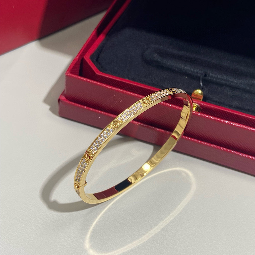 [Rose Tomorrow]LOVE BRACELET 3.65MM DIAMOND-PAVED