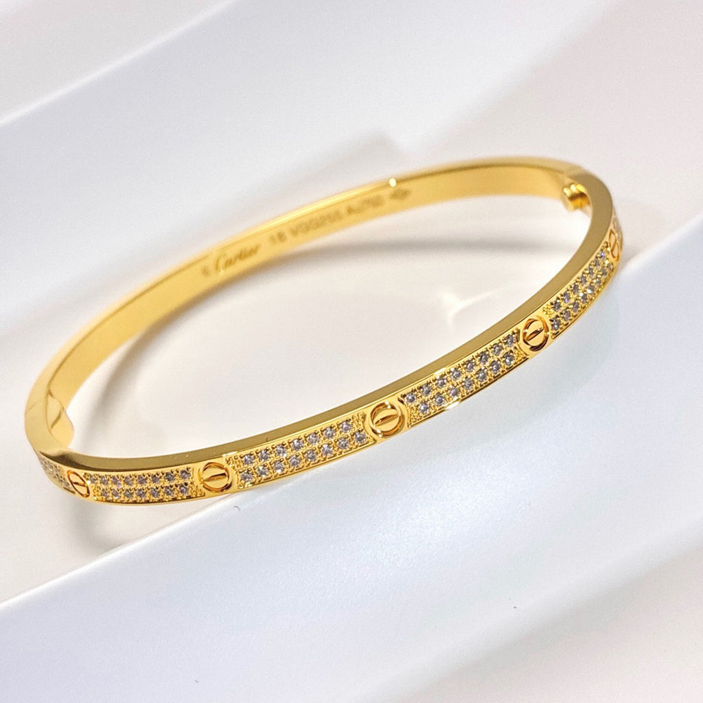 [Rose Tomorrow]LOVE BRACELET 3.65MM DIAMOND-PAVED