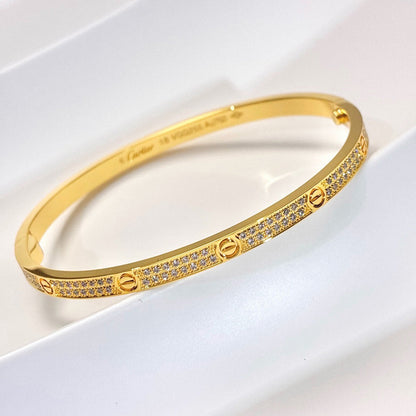 [Rose Tomorrow]LOVE BRACELET 3.65MM DIAMOND-PAVED