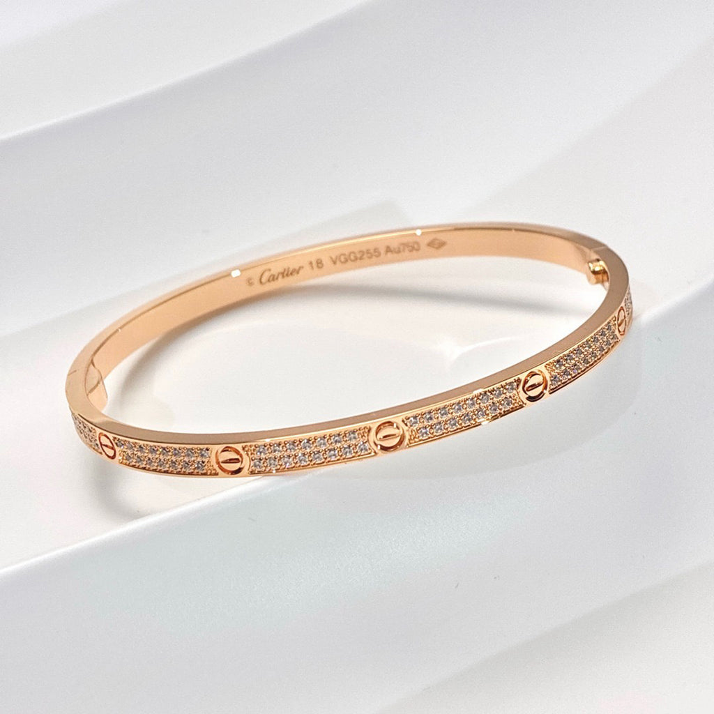 [Rose Tomorrow]LOVE BRACELET 3.65MM DIAMOND-PAVED