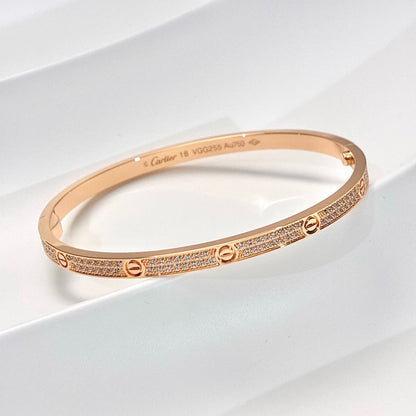 [Rose Tomorrow]LOVE BRACELET 3.65MM DIAMOND-PAVED