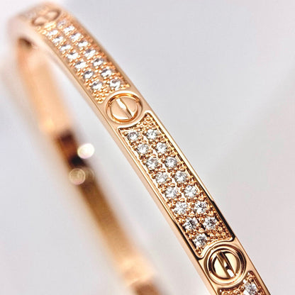 [Rose Tomorrow]LOVE BRACELET 3.65MM DIAMOND-PAVED