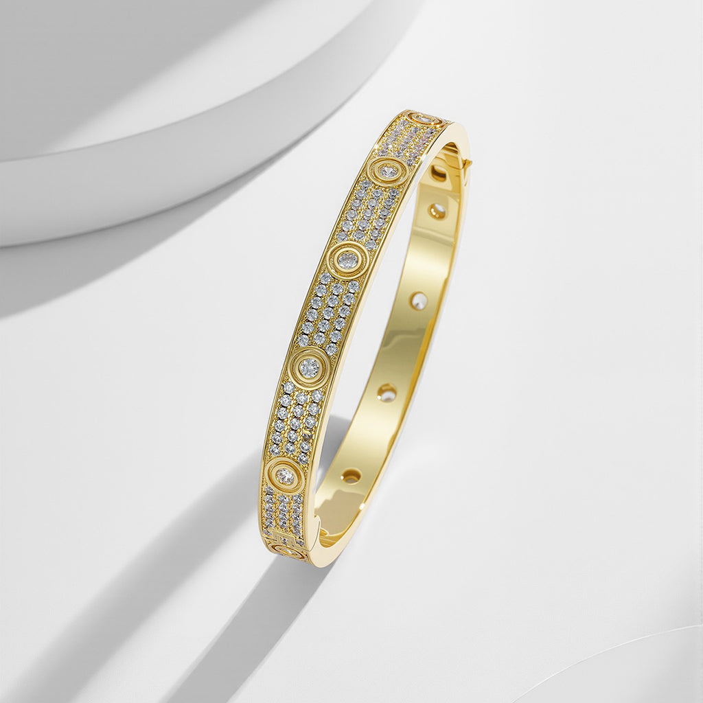 [Rose Tomorrow]LOVE BRACELET 6.1MM DIAMOND-PAVED 10 BIG DIAMONDS