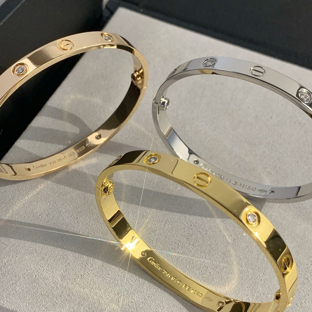 [Rose Tomorrow]LOVE BRACELET 6.1MM 4 DIAMONDS