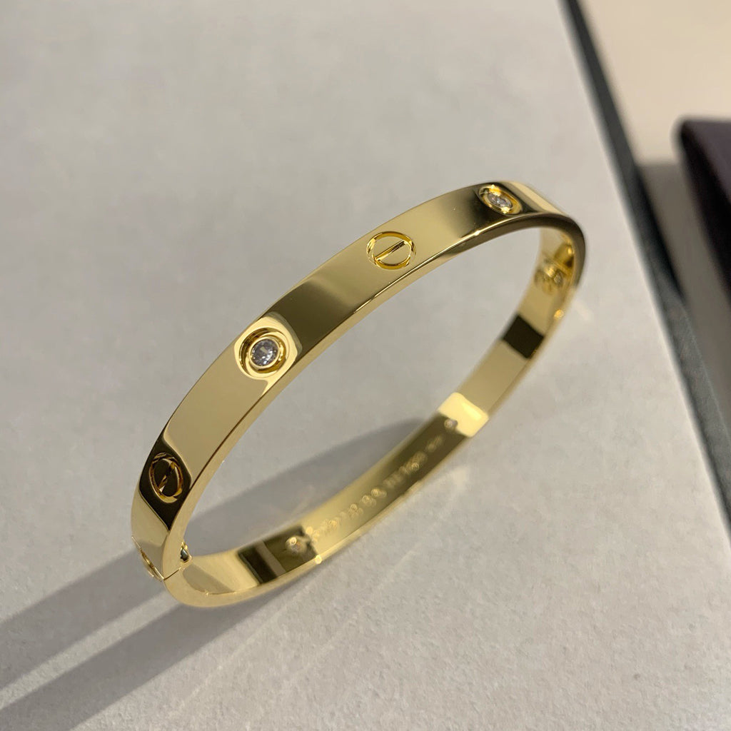 [Rose Tomorrow]LOVE BRACELET 6.1MM 4 DIAMONDS