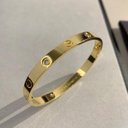 [Rose Tomorrow]LOVE BRACELET 6.1MM 4 DIAMONDS