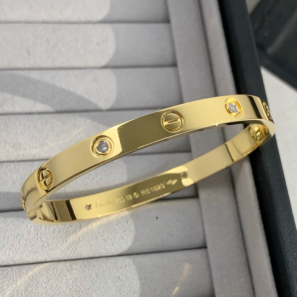 [Rose Tomorrow]LOVE BRACELET 6.1MM 4 DIAMONDS