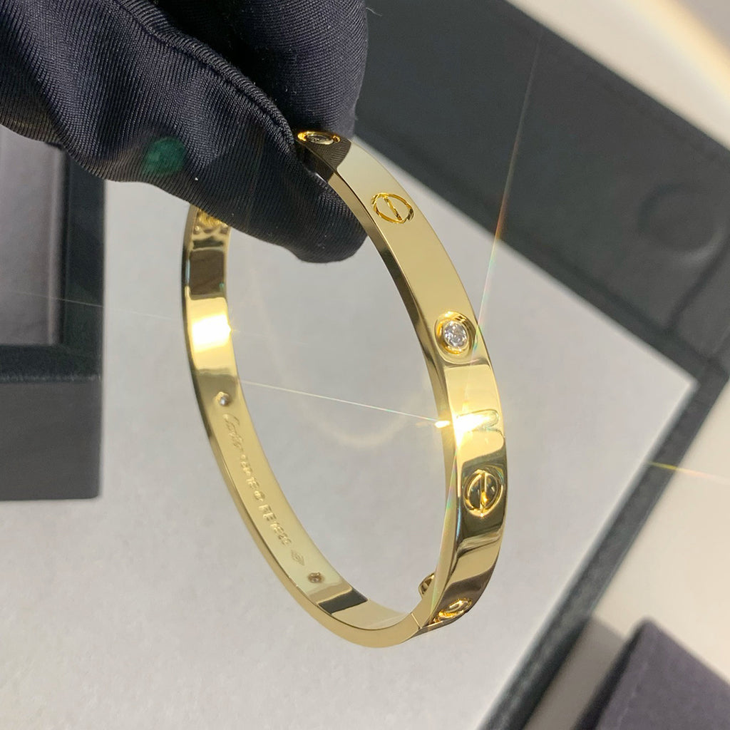 [Rose Tomorrow]LOVE BRACELET 6.1MM 4 DIAMONDS