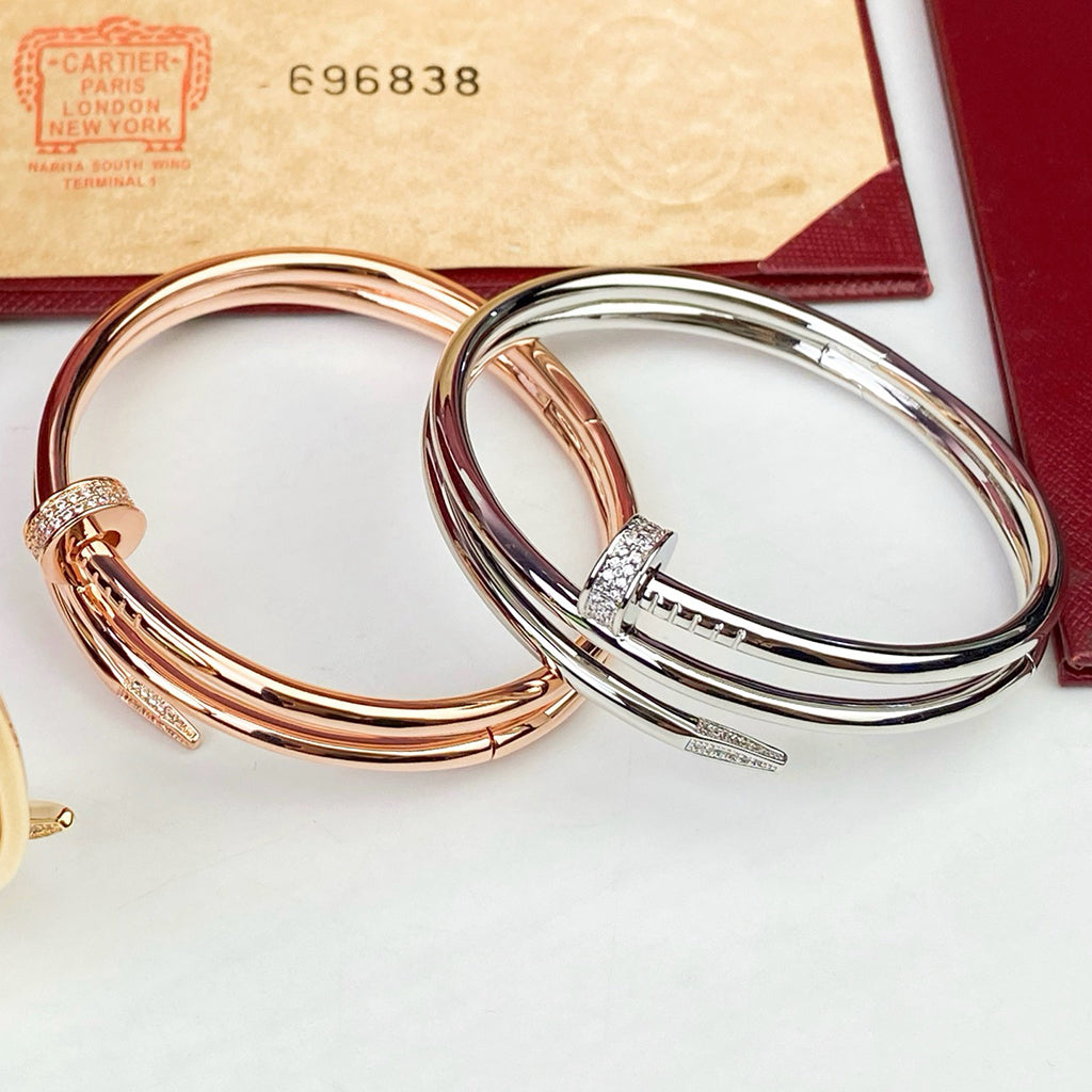 [Rose Tomorrow]JUSTE BRACELET 3.5MM DOUBLE ROW DIAMOND